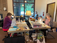 Camp Huston, Sew Room - Susan, Sandy & Robbie