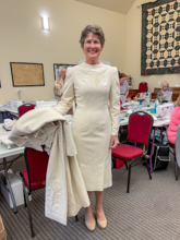 Seabeck, Bring & Brag Pajama Party - Kim V & her winning Make It With Wool ensemble