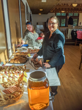 Pastries Table with Helpers